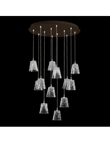 Eteria Round - Lampadario moderno con...