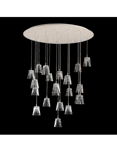 Eteria Round - Lampadario moderno con...