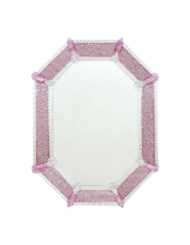 Isotta - Venetian Mirror in Pink...