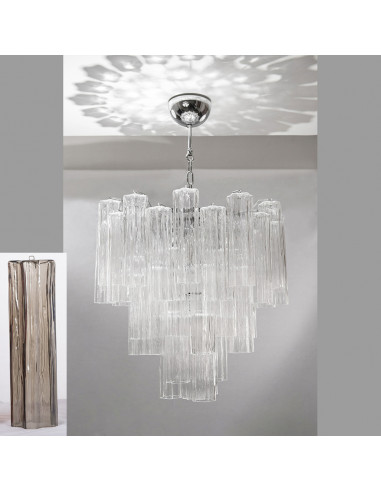 Lampadario in vetro di Murano mod: Stella Polare