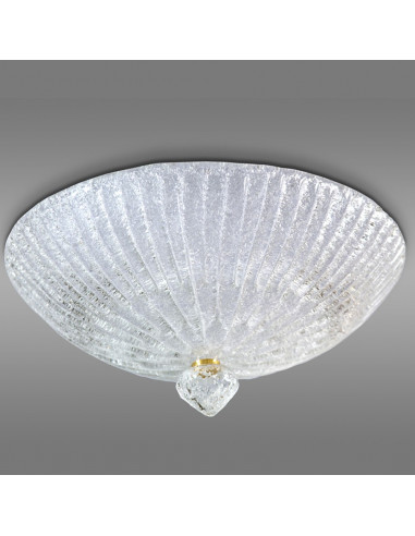 Murano glass ceiling light, model model Linea Rugiada