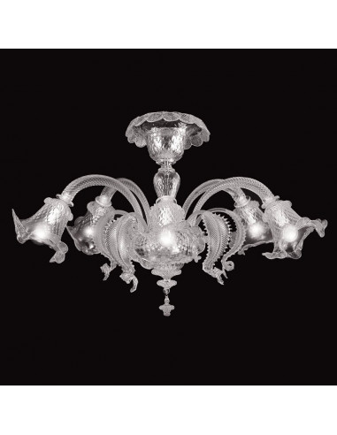 Murano glass ceiling light model Ca'Venier