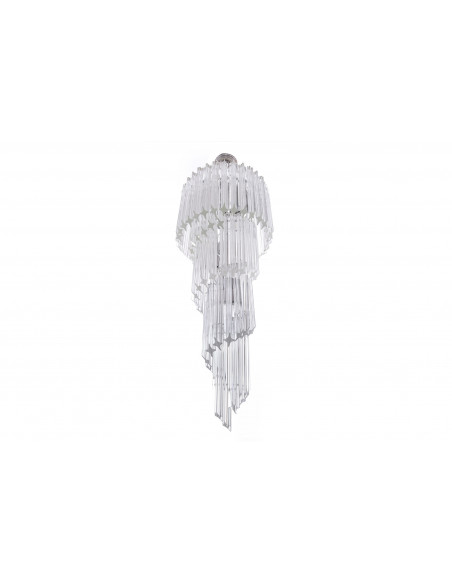 Modern Murano luxury chandelier - Quadriedri glass - Crystal Modern Murano luxury chandelier - Quadriedri glass - Crystal