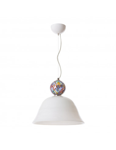 Modern suspension with Murano Murrine