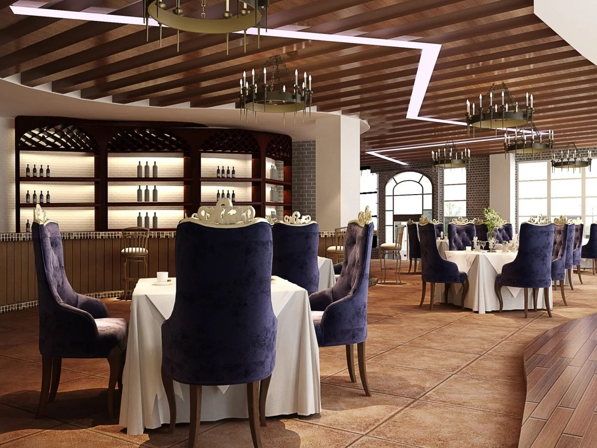 Lampadari per locali pubblici